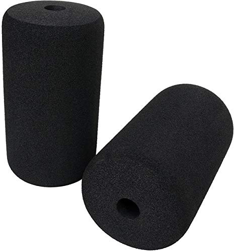 Unbekannt Schaum ersatz 2X Rolle für Fitness-Trainingsgerät 180x80mm 7,09x3,15inch (2 Stück Set)