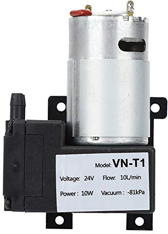 Bomba de vacío DC 12V/24V Mini, 10L/min Compresor de aire de bajo ruido VN-T1((DC24V))