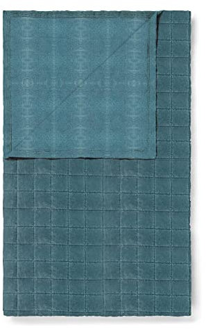 ESSENZA Julia Tagesdecke Uni Velours Baumwolle 220x265 cm