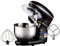 Berlinger Haus, Robot de Cuisine, Collection Black Rose, 6 vitesses avec fonction d'impulsion turbo, Facile à nettoyer, Fonction ouverte/fermeture facile, Bol en acier inoxydable, Lumière LED
