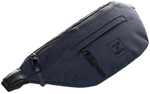 SONS OF ALOHA Hip-Bag Brusttasche für Stadt Festival Reise Gross recyceltes Meeresplastik Hüfttasche Bauchtasche wasserabweisend blau