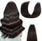 AGMITY Tape in Hair Extensions Real Human Hair Natural Black 22 inches 20pcs 50g/pack Invisible Straight Seamless Skin Weft Hair Extensions Tape in Remy(22 inches #1B Off Black)