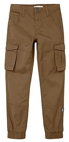 NAME IT Jungen Nkmryan Cargo R TWI Pant 2222-ba Noos Cargohose, Kangaroo, 152