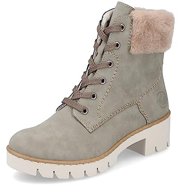 Rieker Damen Schnürstiefeletten X5718, Frauen Stiefeletten