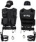Black Snake® SWAT FBI Police Security Kostüm inkl. Einsatzweste, Pistolenholster, Gürtel, Handschellen und Baseball Cap (NYPD, M-L)