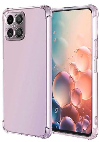 OcioDual Funda Protectora de TPU Compatible con Honor 70 Lite/X8 5G/X6 4G, Carcasa de Protección Transparente con Esquinas Reforzadas, Protección para la Cámara Trasera, Flexible en Silicona Gel