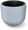 Tymar Pot de Fleurs avec Insert, Pot de Fleurs en Plastique, jardinière, Grand Pot de Plantes(DBML Gris,ø 24 cm)