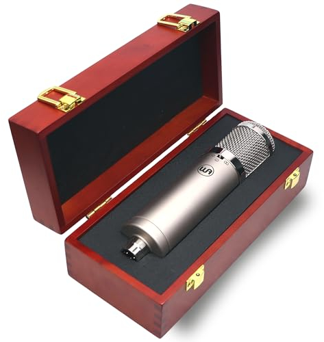 Mikrofonhülle für warmes Audio WA-47 Jr | Holz-Mikrofonbox Schutzhülle für warmes Audio | verhindert Kratzer, Dellen, Staub und Feuchtigkeit