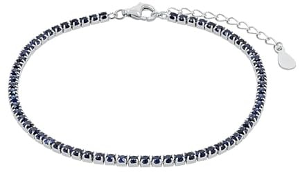 Amor Armband 925 Sterling Silber Damen Armschmuck, mit Zirkonia synth., 17+3 cm, Silber, Kommt in Schmuck Geschenk Box, 2037029
