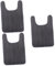 Cabilock 3St Badezimmerteppich wc Teppich toiletten Teppich kloteppich Badteppich Badezimmerzubehör grau Badematte Teppiche Toilettenvorleger closetool Bodenmatte rutschfest einstellen