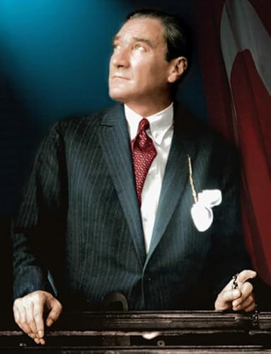 Schwagebo Atatürk Poster Puzzle 1000 Teile Holzpuzzle Für Erwachsene Kinder Dekompressionsspiele Dc552Sp