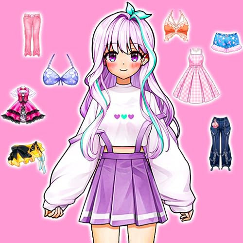 Anime Doll Fashion Dress Up Challenge: Princess Avatar Queen Maker ASMR Game