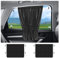 2 Piezas Parasol Coche,Estirable Cortinas Coche para Protegerse de Las Quemaduras Solares & Refrigeración Interior del Coche,Universal Accesorios Coche Parasol Coche Lateral