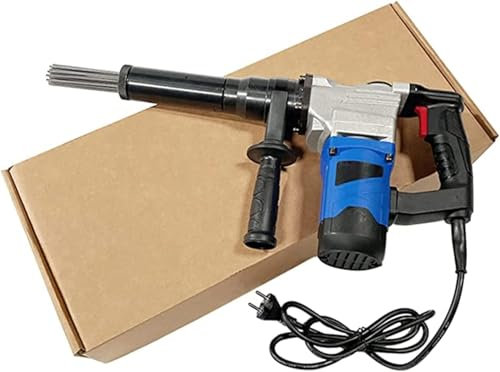 ZJGFCB Electric Needle Scaler, 1100W High Power Industrial Grade Electric Needle Scaler HandHeld Needle Derusting Gun Electric Jet Chisels For Removal Of Rust, Weld Slag And Paint