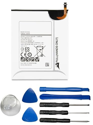 3.8V 5000mAh EB-BT561ABE EB-BT561ABA Tablet Batterie per Samsung Galaxy Tablet Tab E T820 T825 T560 T565 T561 SM-T560 SM-T561(3G&WiFi) SM-T561Y SM-T561M with Tools