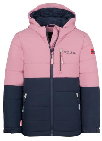 Trollkids Kids Hemsedal Snow Jacket XT 128, Mauve
