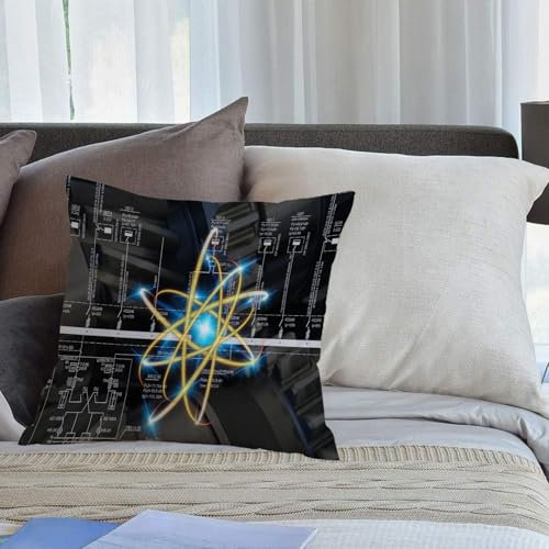 EMCLKS Designs Kissenbezug Männer/Frauen/Jungen/Mädchen Wohnzimmer Schlafzimmer Sofa Stuhl Kissenbezüge,Industrial Engineering Technologien.Konzept,45x45cm