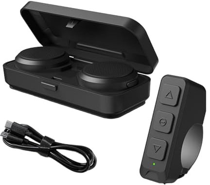 Kabellose Helm-Kopfhörer, wiederaufladbar, Motorradhelm-Headset, Motorrad-Gegensprechanlage, Helm-Kommunikations-Headset, wasserdichte Geräuschunterdrückung Kopfhörer für Motorradfahren