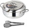 SOLUSTRE 1 Ensemble De Poêle À Frire Avec Couvercle Power Dish Omelette Grill Hot Instant Micro-Ondes Extérieur Friture Marmite Pour Convection Batterie De Cuisine Numérique Revêtement De