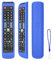 Silicone Remote Control Case Compatible with Samsung AA59-00792A AA59-00790A AA59-00582A BN59-01178B BN59-01198C TV Remote Control Shockproof Protective Cover with Lanyard (Blue)