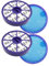 Filtro HEPA anteriore e posteriore di ricambio for aspirapolvere. Compatibile con Dyson DC19, DC20, DC21, DC29.(4pcs-2)
