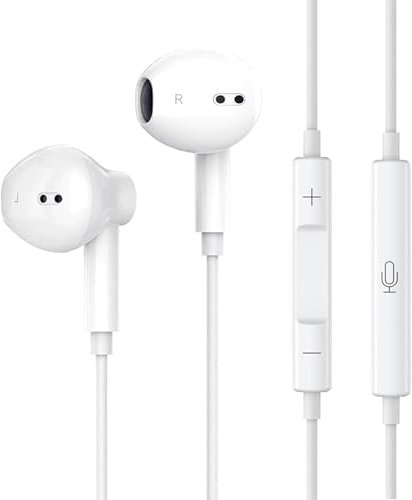 Headphones for iPhone,Wired iPhones Earphones Stereo Sound In-Ear Earbuds (Built-in Microphone&Volume Control),Compatible with iPhone 14/14 Plus/14 Pro Max/13/12/Mini/11/X/XR/XS/SE/8,Support All iOS