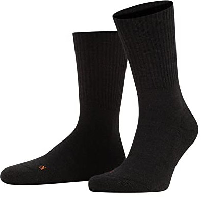 FALKE Unisex Socken Walkie Light U So Wolle Funktionsmaterial einfarbig 1 Paar, Grau Anthracite Melange 3080, 44-45