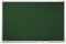 magnetoplan | Wandmontiertes magnetische Kreidetafel 600 x 450mm mit silbernem Aluminiumrahmen & Ablageschale für Boardmarker, Typ SP mit speziell lackierter Oberfläche, abwischbar
