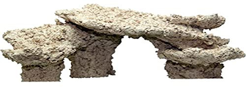 ARKA Riffkeramik Riffplateau - 30 cm - Bietet eine natürliche Plattform für Aquariengestaltung, aus 100% natürlichen, schadstofffreien Materialien, Made in Germany.