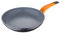 San Ignacio Lava - Sartén de 24cm - Fabricado en Aluminio Forjado - Revestimiento Interior Y Exterior Mármol Gris De Whitford - Mango Soft Touch - Protector De Llama Con Pintura - Inducción Total