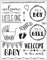 VIVA DECOR - 3PL Clear Stamp Set Hello Baby, Einheitsgröße
