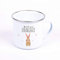 4youDesign Metalltasse Emaille-Look Du bist Mein Lieblingshase Ostern Becher mit Spruch Liebe Osterhase Geschenk-Idee Paar
