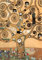 Kunstklappkarte Gustav Klimt Kunstkarte Doppelkarte Grußkarte Glückwunschkarte Goldprägung Lebensbaum