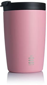 HYDRATE Tazza Termica da Viaggio, Riutilizzabile Con Coperchio A Prova Di Perdite, Tazza the Caffe In Acciaio Inossidabile Per Caldo E Freddo, 340 Ml Termos Caffè Isolata Per Uomini, Donne E Adulti