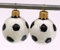 condecoro Fußball Christbaumschmuck Soccer Blades Christbaumkugel 2er Set