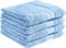 REDBEST Duschtuchset, Frottierset 4er-Pack Chicago hellblau Größe 70x140 cm - saugstark, strapazierfähig, ideal für Reisen, Sport (weitere Farben)