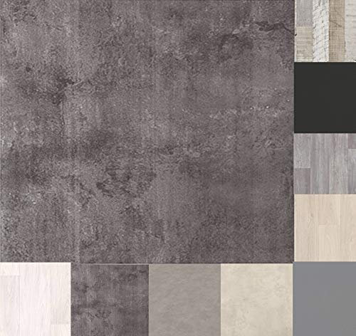 MadeInNature PVC-Bodenbelag/Teppich für Innenräume/Vinylböden, rutschfest, kleine und große Maße. (Madras Silver, 1 x 4 m)