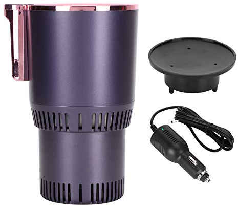 Smart Car Cup Cooler and Warmer, 2-in-1 Auto Travel Heating Mug - Rose Gold