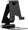 Soporte Plegable para teléfono de aleación de Aluminio de Escritorio Soporte Perezoso de aleación de Aluminio Soporte Creativo para teléfono móvil y Tableta, Negro, China