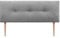 DHOME Cabecero de Polipiel o Tela AQUALINE Pro cabeceros Cabezal tapizado Cama Lujo (Tela Gris, 145x105cm con Patas (Camas 120/135/140))
