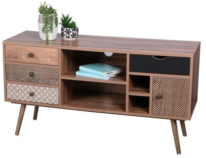 Calicosy Urban Living Mueble TV, Negro, Normal