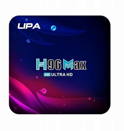 Lipa H96 Max Android TV-Box 2-16 GB Android 11 - Streaming Box - IPTV Box - Mediaplayer - 4K-Decoder - Apps über Play Store und Internet - WLAN und Ethernet - Dolby-Sound - Bluetooth