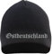 HB-Druck Ostdeutschland Beanie - Stickfarbe Grau - Bestickt Mütze Strickmütze Wintermütze Einheitsgröße Schwarz