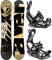 RAVEN Snowboard Set: Snowboard Grizzly + Bindung Fastec FT360 Black (161cm + FT360 Black L)