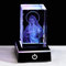 3D Kristall Gravur Jungfrau Maria Figur Statue mit LED Basis katholische Geschenke für Freunde Frauen religiöse Geschenke Ornament für Zuhause