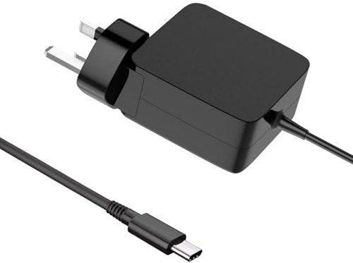 45W USB C laptop charger for Acer Chromebook, Asus Chromebook,Lenovo ThinkPad,Lenovo Chromebook,Asus ZenBook,Dell XPS,HP Chromebook and more Type C Power Adapter