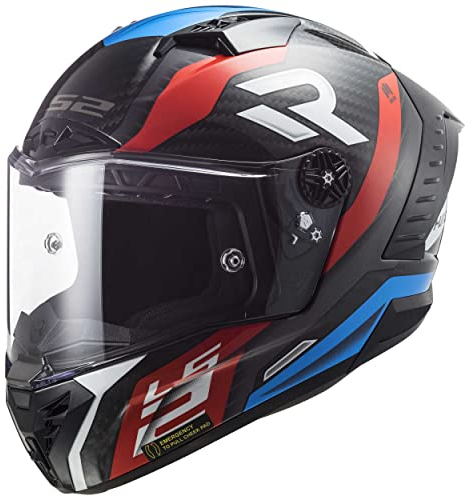 LS2, Integralhelme motorrad Thunder C Supra red blue 06, XXL