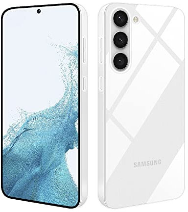 HSP Cover per Samsung Galaxy S23 5G [repellente alla polvere] Custodia protettiva in silicone TPU premium | antigraffio antiurto Protezione della fotocamera | Vestibilità perfetta | Trasparente