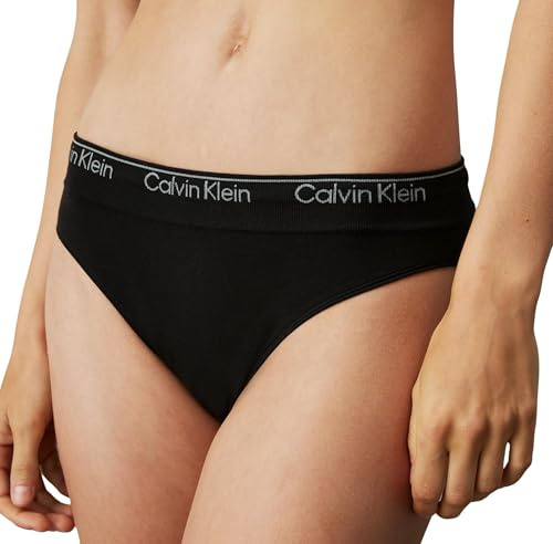 Calvin Klein Slip Forme Bikini Femme sous-Vêtement, Noir (Black), M