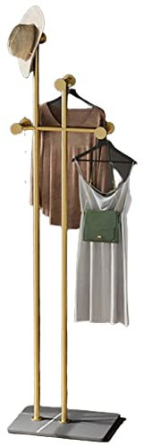 BLACKK Porte Manteau sur Pied Porte-vêtements Simples Chambre à Coucher ménage cintres de Sol cintres en Fer forgé Porte-vêtements Porte-Manteau de Sol